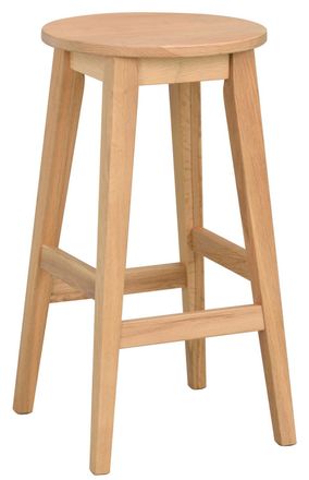Rowico Massiver Barhocker Austin - Eiche Natur