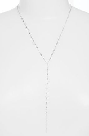 Set & Stones Phoebe Y-Necklace in Silver at Nordstrom