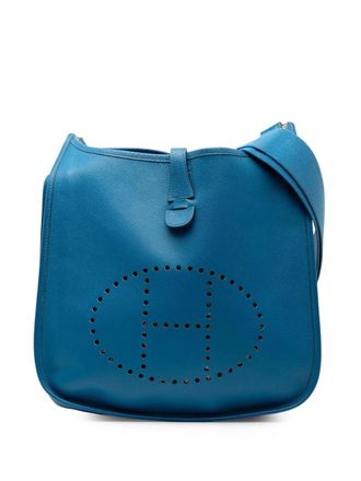 Hermès Borsa a tracolla Evelyne III 29 in pelle Epsom 2011 - Blu