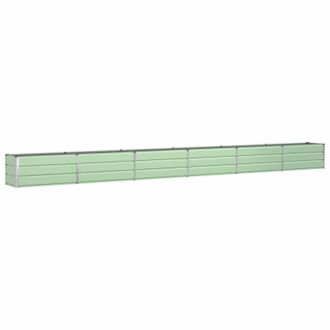 vidaXL Jardinera Verde Pastel 580 X 50 X 45 Cm Acero Galvanizado Vidaxl