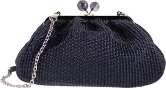 Max Mara Weekend Maxmara Wkafortuna Pasticcino Bolso Mediano Efecto Rafia