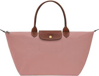Longchamp Le Pliage Original Nylon Top Handle Bag in Pink Tea at Nordstrom