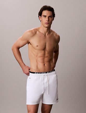 Calvin Klein Double Waistband Swim Shorts - Intense Power