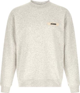 Jacquemus Grey Le Sweatshirt Gros Grain Sweatshirt