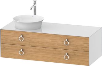 Duravit Duravit - Tulip Blanco, Mueble De Ba&ntilde;o Colgado En La Pared, Ancho
