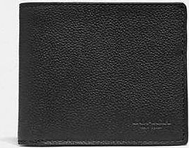 Coach ID Billfold Wallet in Black | PVC