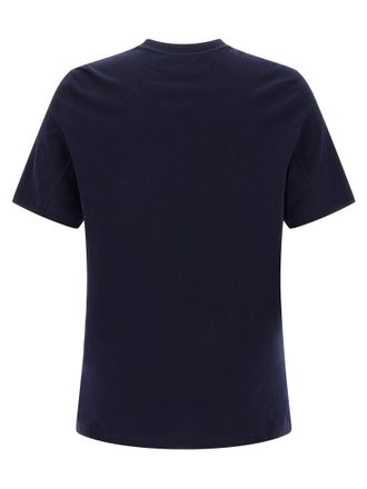 Brunello Cucinelli Mens Blue Cotton T-Shirt