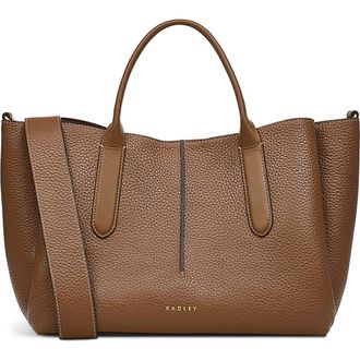 Radley London Hillgate Place Leather Satchel in Saddle at Nordstrom Rack