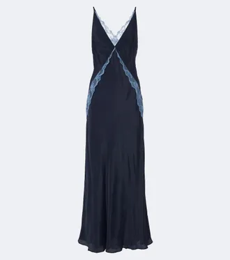 Sir. Elsie lace-trimmed gown