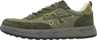 Premiata Nous Sneaker - Heren - Sneakers - Groen - 42 EU - Leer - Schoenen