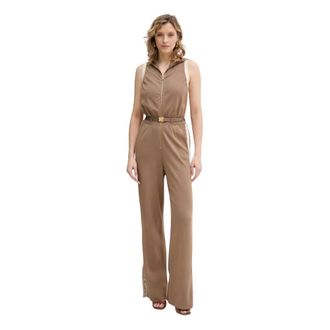 Elisabetta Franchi Dames, Jumpsuits & Playsuits, Bruin, Maat: XS Viscose