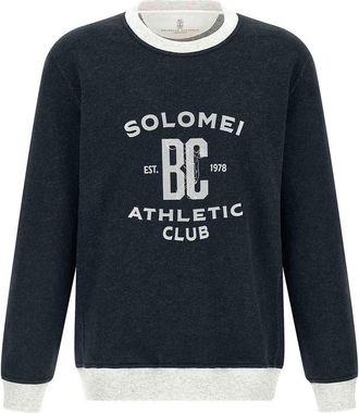 Brunello Cucinelli Cotton And Linen Sweatshirt