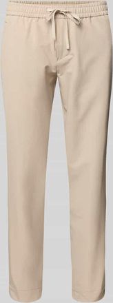 HUGO BOSS Relaxed Fit Stoffhose mit elastischem Bund Modell T_Flex in Beige, Gr&ouml;&szlig;e 98