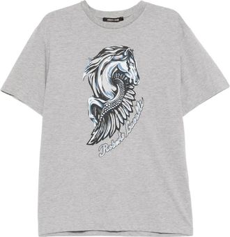 Roberto Cavalli T-shirt met print - Grijs