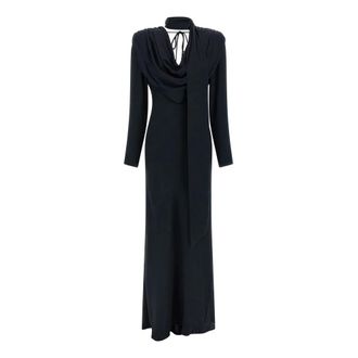 Rotate Rotate Birger Christensen, Dames, Jurken, Blauw, Maat: S Satijn