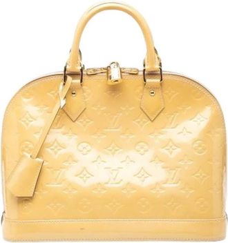 Louis Vuitton Pre-owned Alma PM - Dames - Vintage Handtas - Beige - ONE Size - Leer - Vintage