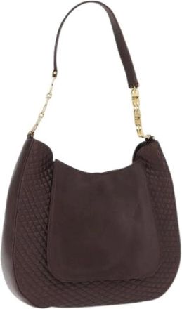 Bally Pre-owned Shoulder Bags, female, Brown, Size: ONE SIZE Pre-owned Leather Shoulder Bag