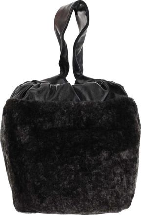 Jil Sander Luxueuze Lamsleren Handtas - Dames - Handtassen - Zwart - ONE Size - Leer - Tassen
