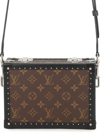 Louis Vuitton Noir Monogram Handbag Shoulder Bag (Pre-Owned)