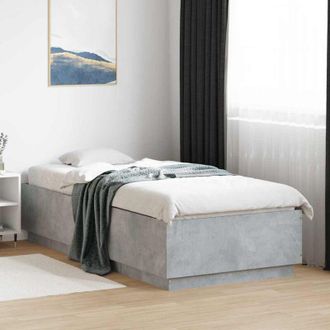 vidaXL Giroletto Grigio Cemento 100x200 cm in Legno Multistrato - Vidaxl