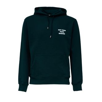 Dr&ocirc;le de Monsieur Hoodie with Iconic Slogan and Drawstring Closure