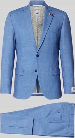 Wilvorst Slim Fit Anzug mit 2-Knopf-Sakko in Bleu, Gr&ouml;&szlig;e 52