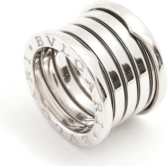 Bulgari White Gold White Gold (18K) Band Ring (Pre-Owned)