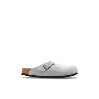 Birkenstock Schoenen, Heren, Grijs, 44 EU, Leer, Boston BS