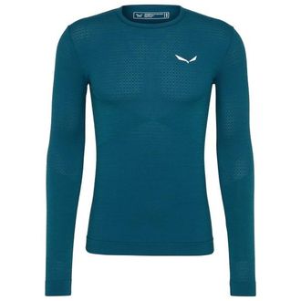 Salewa Zebru Responsive L/S Tee Merinounterw&auml;sche f&uuml;r Herren | blau