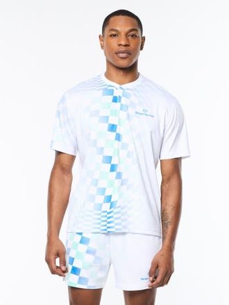 Sergio Tacchini Luca Piqu T-shirt in Brilliant White at Nordstrom, Size Xxx-Large