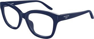 Balenciaga Optical Frame - Dames - Brillen - Blauw - 53 MM - Accessoires