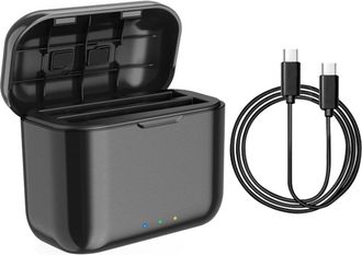 OEM Concentrador De Carga R&aacute;pida De Bater&iacute;as X3, Estaci&oacute;n De Carga Y Almacenamiento Port&aacute;til De 2 Canales Con Ranura Para Tarjeta