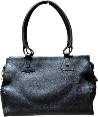 Ferragamo Pre-owned Handbags, female, Black, Size: ONE SIZE Pre-owned Handbag