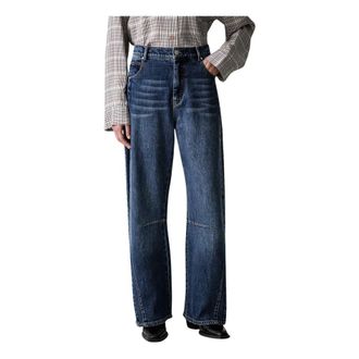 Munthe Mujer, Vaqueros, Azul, Talla: XS