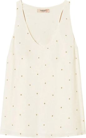 Twin-Set Canotta con decorazione - Toni neutri