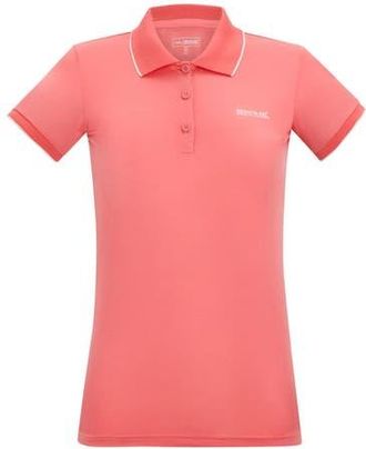 Regatta Remex Ii Polo Neck T-shirt in Peach Pink Solid at Nordstrom, Size 16