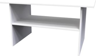 Welcome Furniture Wellington Ready Assembled Coffee Table - White Matt & White - Welcome Furniture | TJ Hughes