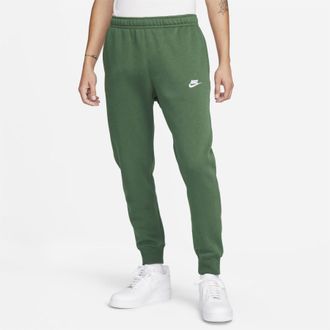 Nike Heren Sportswear Club Fleece Joggingbroek (Groen/Wit)