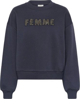 Kaffe Felpe & Felpe con cappuccio - - Sweatshirts & Hoodies - Donna - Blu - XL