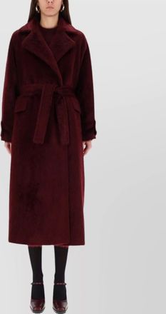 Max Mara long coat with belt and pockets