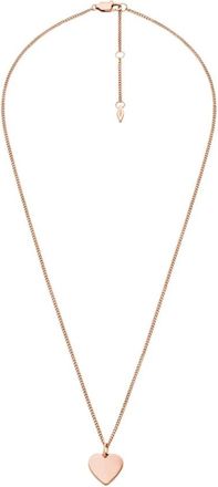 Fossil Ellis Hartketting - Dames - Kettingen - Roze - ONE Size - Accessoires