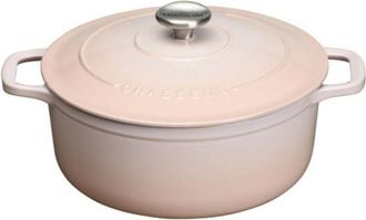 Chasseur Cacerola Redonda De Hierro Fundido Esmaltado De 28 Cm Color Champ&aacute;n - Puc472801a - Chasseur