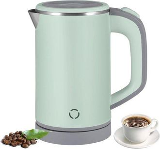No Brand Hervidor El&eacute;ctrico Port&aacute;til De Viaje - 0,8 Litros, 600 Vatios, Elegante Color Verde