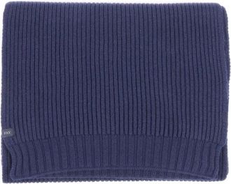 Fay Sciarpa Costa Inglese F.5 - unisex - Wintersjaals - Blauw - ONE Size - Wol - Accessoires