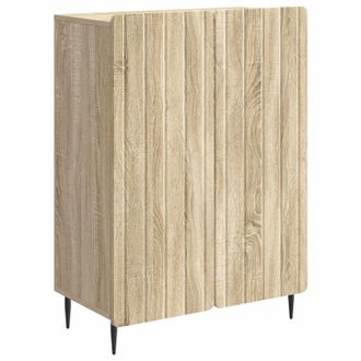 vidaXL Aparador Roble Sonoma 66 X 34,5 X 92 Cm Madera De Ingenier&iacute;a Vidaxl