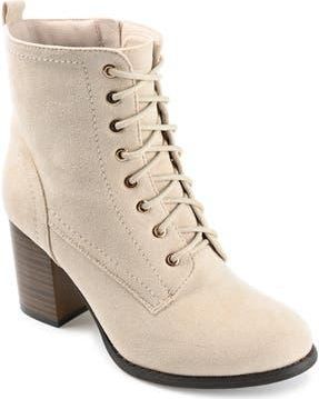 Journee Collection JOURNEE Baylor Lace-Up Boot in Bone at Nordstrom Rack, Size 7.5 M