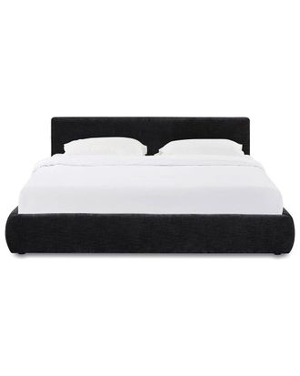 TOV Furniture Tov Furniture Isla Charcoal Textured Velvet King Bed