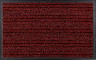 RugsX Rugsx - Alfombrilla Antideslizante Dura 3879 Exterior, Interior - Rojo Red 100x120 Cm
