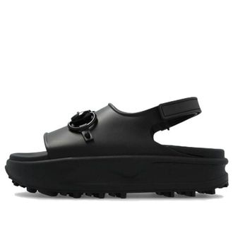 Gucci (WMNS) Gucci Interlocking G Platform Sandal Black 742435-JAAC9-1000