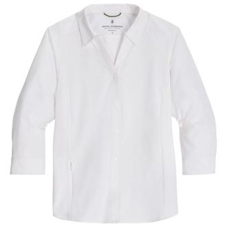 Royal Robbins Expedition Pro 3/4 Sleeve Bluse f&uuml;r Damen | wei&szlig;
